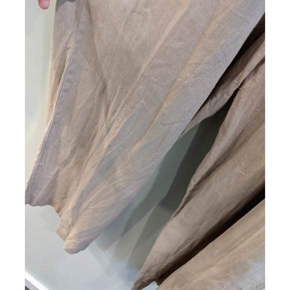 House of Harlow 1960 Linen Rayon Smocked Top Jumpsuit Size Large - Picture 6 of 7